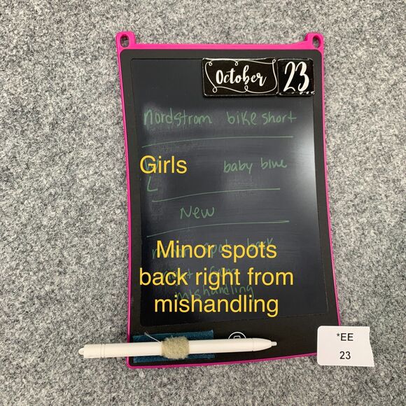 Nordstrom Bike Shorts Girl L Large Blue Gingham Plaid Stretch Cotton Blend - Picture 11 of 12